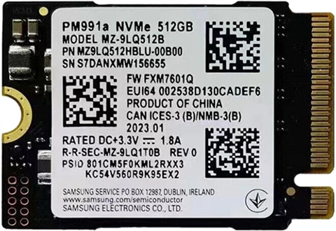 Samsung MZ-9LQ512B PM991A 512GB 2230 NVMe M.2 - CeX (UK): - Buy